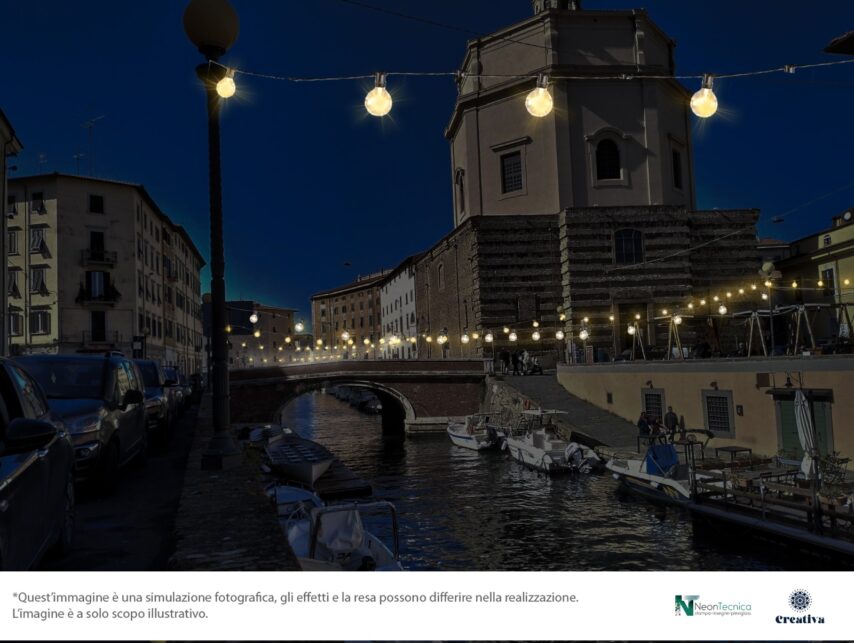 Luminaria sui fossi in Venezia
