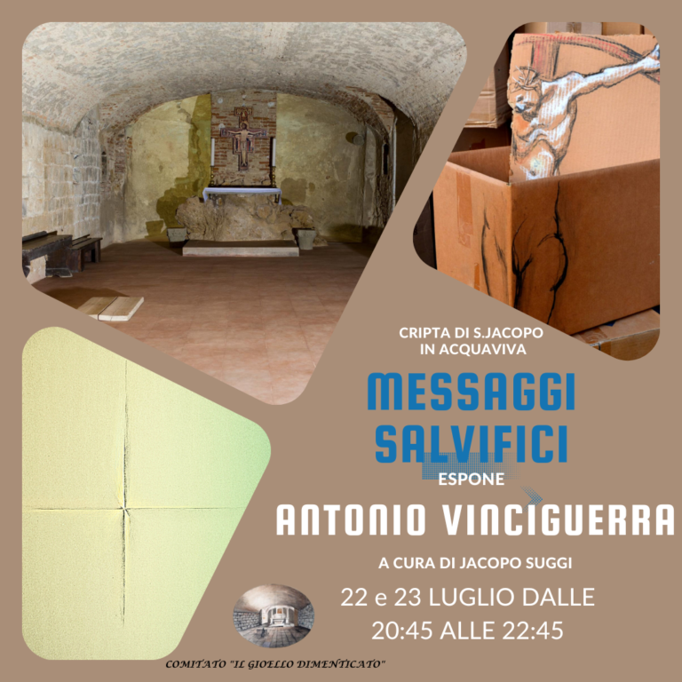 Messaggi Salvifici, mostra nella Cripta di Vinciguerra