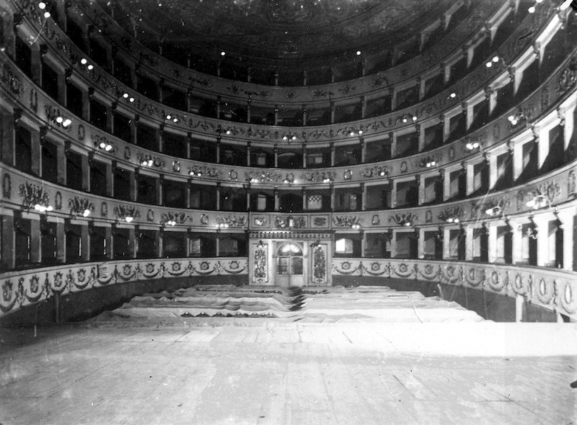 The Royal Rossini Theater in Livorno