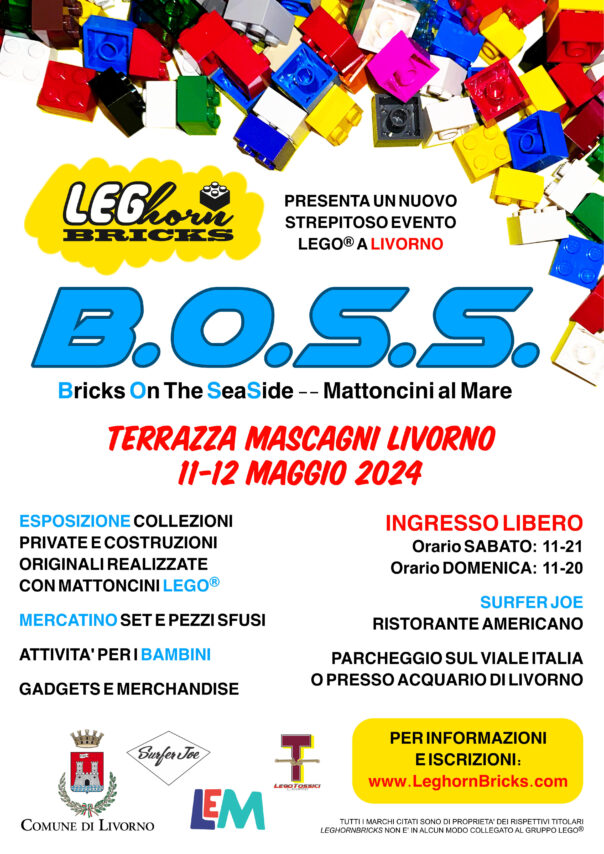 LEGO® event “B.O.S.S. – Bricks On the Sea Side” – Eden at Terrazza Mascagni