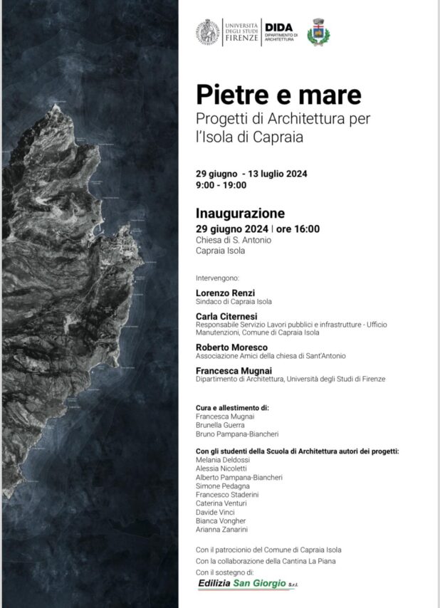 Pietre e Mare – Progetti di Architettura per l’isola di Capraia