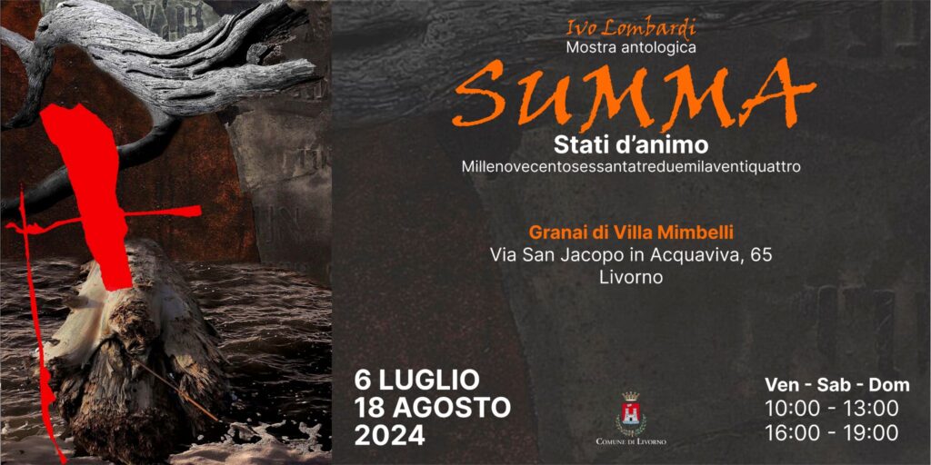 The great exhibition of Ivo Lombardi at the Granai di Villa Mimbelli.