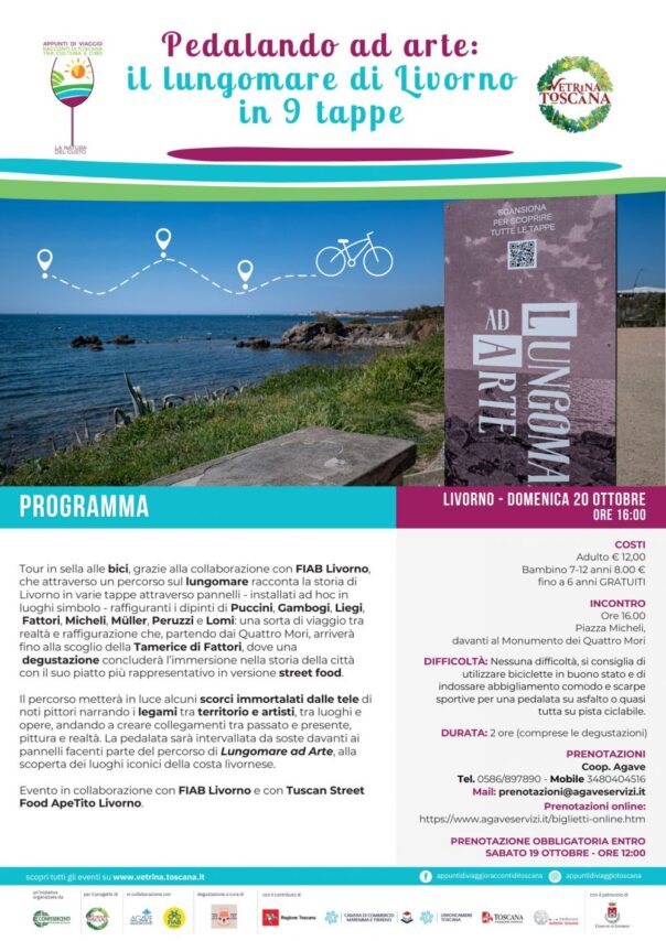 Pedalando ad arte: il lungomare di Livorno in 9 tappe