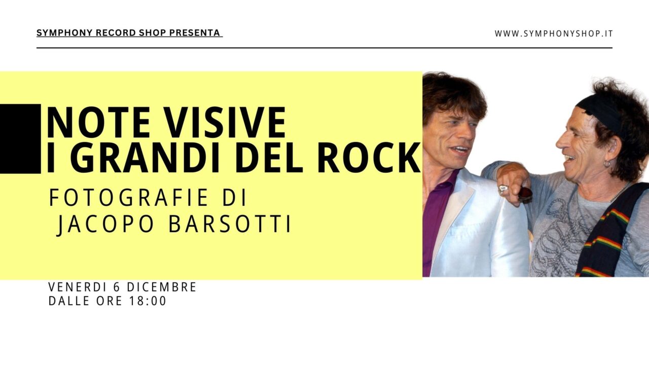 “Note Visive. I grandi del Rock”, di Jacopo Barsotti