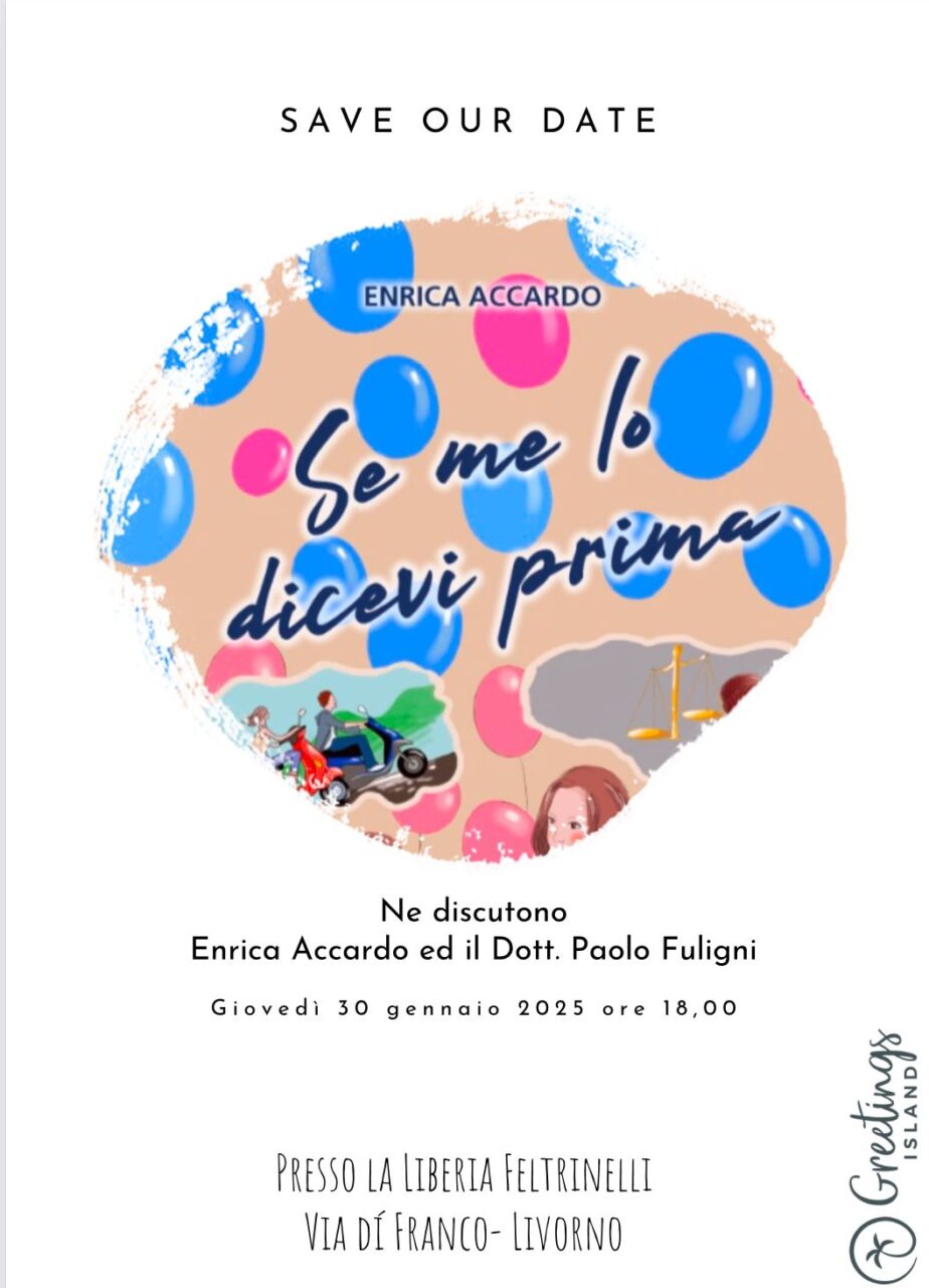 Libri. “Se me lo dicevi prima” di Enrica Accardo