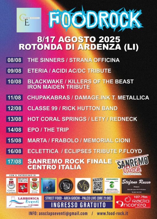 Food Rock Festival Livorno 2025