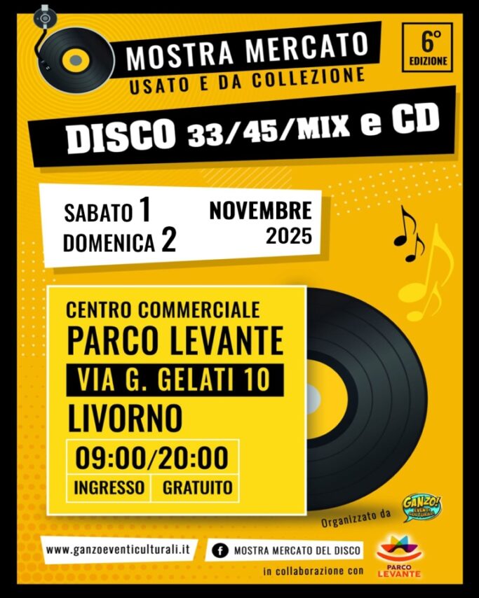 Mostra del Disco a Parco Levante