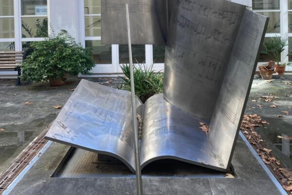 Inaugurazione del ripristino de “La fontana della musica”, opera dedicata a Pietro Mascagni