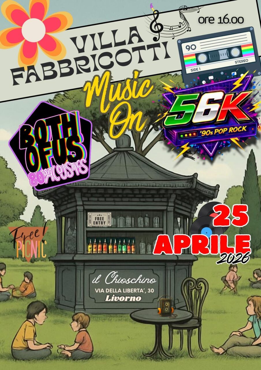 “Music On”: il 25 aprile tra anni ’80 e ’90 con 56K e Both Of Us
