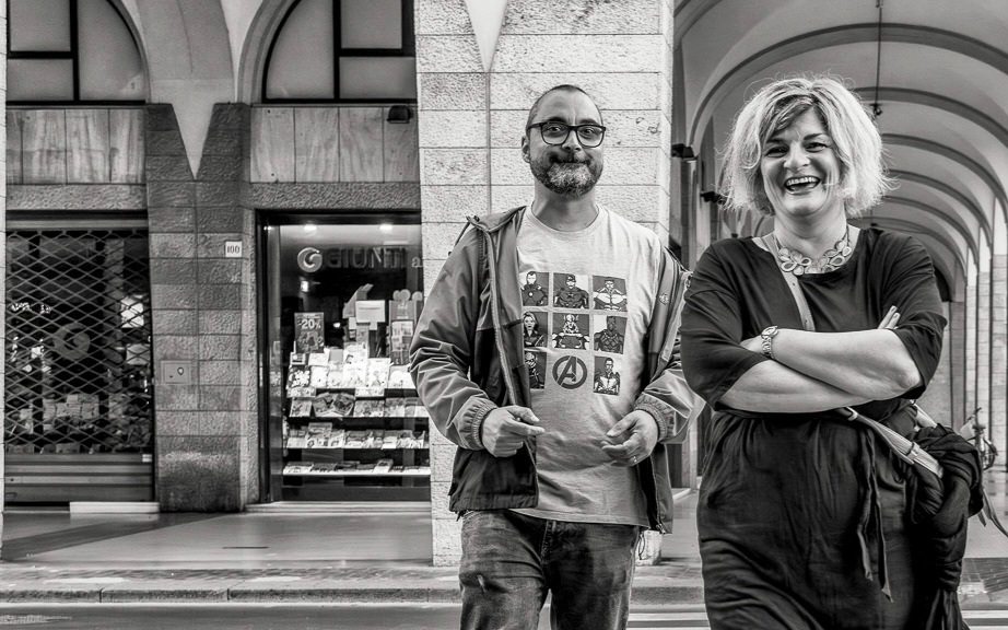Paola Pasqui e Claudio Marmugi in “Coppia a Mare e Coppia a Terra”
