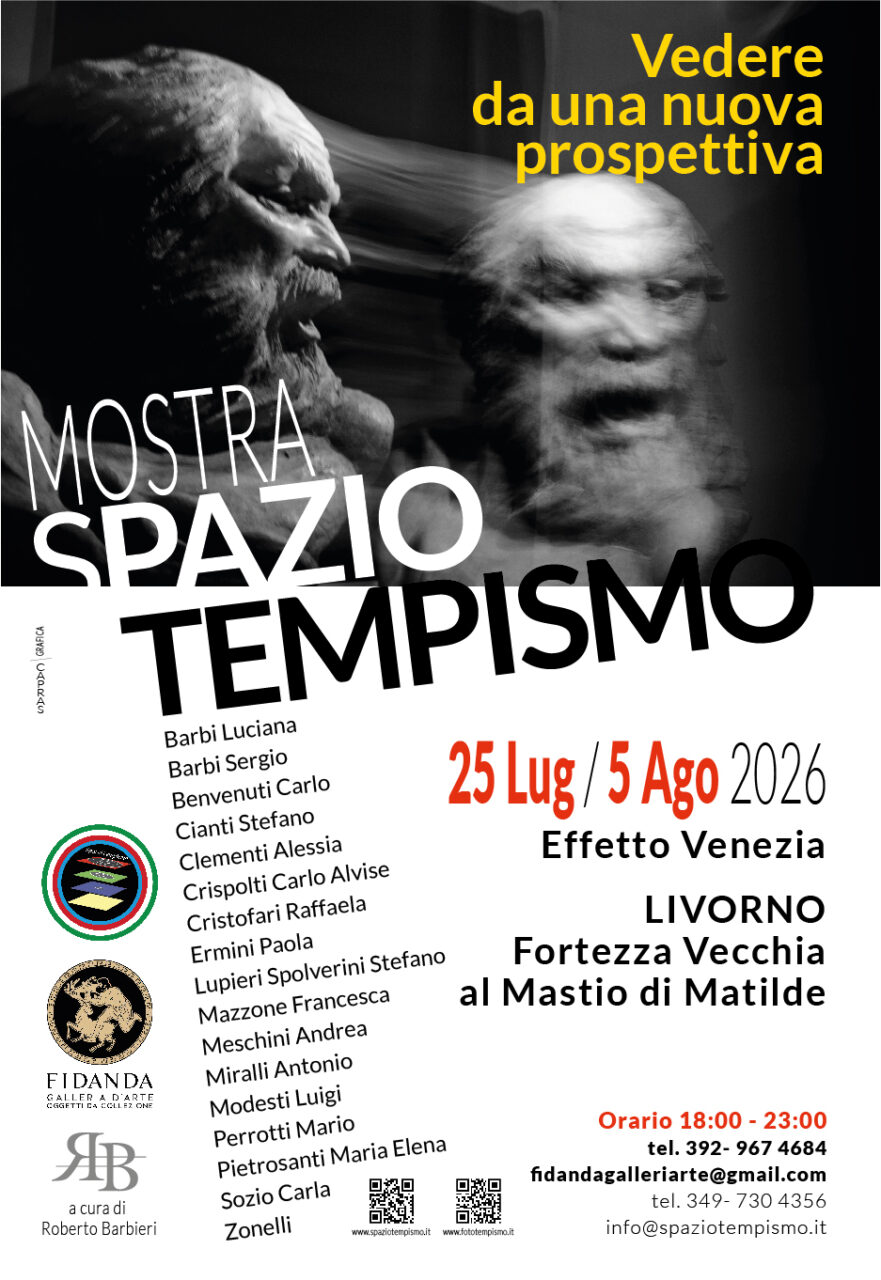 Arte. “Spazio Tempismo” la mostra in Fortezza Vecchia