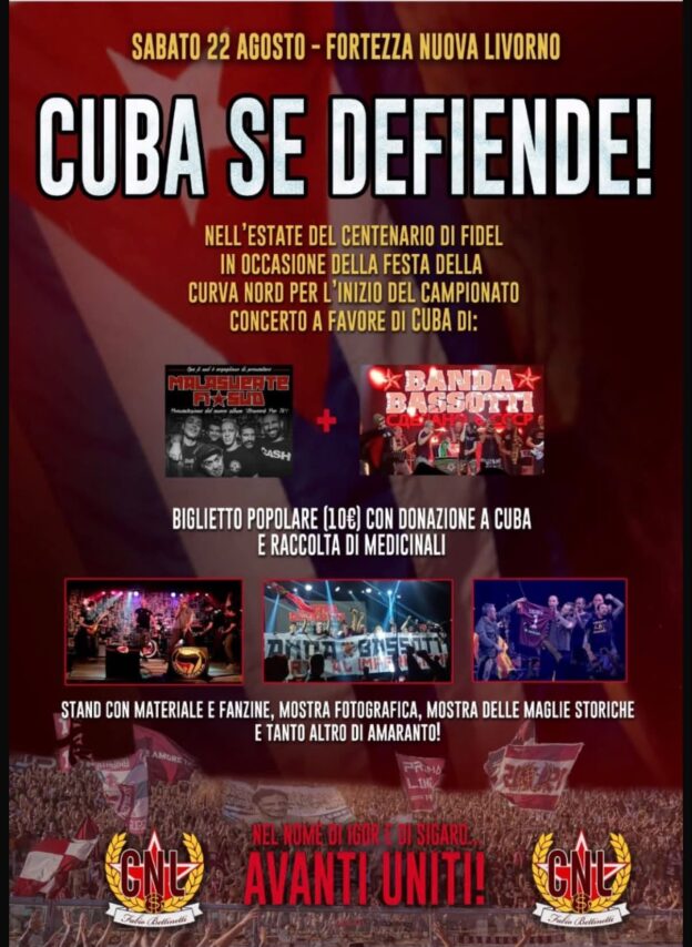 “Cuba se defiende”, in scena la Banda Bassotti e i Malasuerte – FI Sud