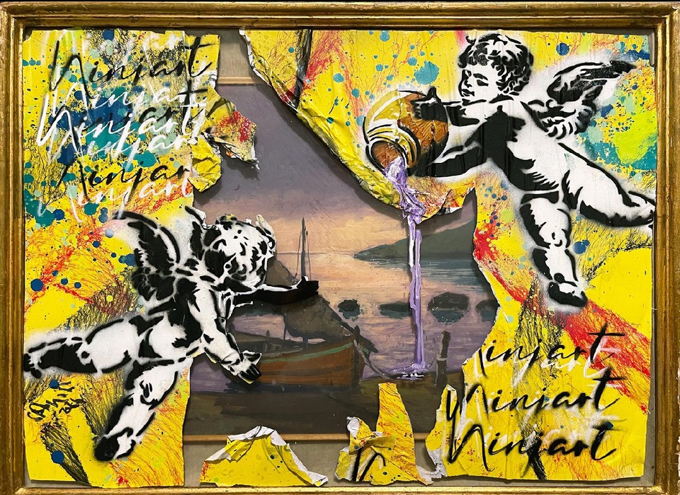 Francesco Spanò Ninjart in mostra con “Chi tiene o’mare (la storia infinita)”